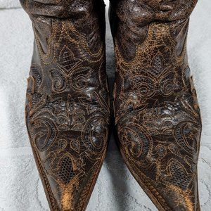 Corral Genuine Lizard Intricate Women's Western Boots